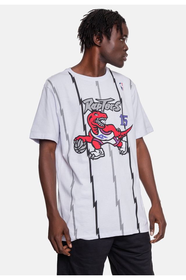 Camiseta-Mitchell---Ness-Toronto-Raptors-Vince-Carter-Branca
