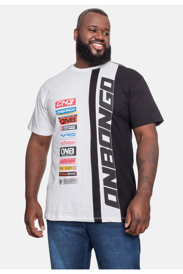 Camiseta Onbongo Plus Size Especial Staff Off White Starter