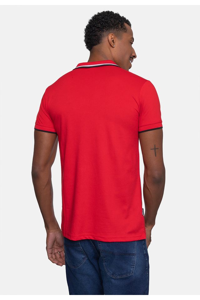 Camisa-Polo-Fatal-Piquet-Masculina-Vermelha