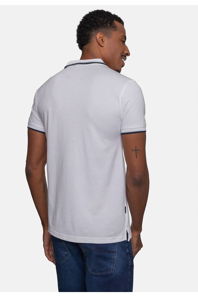 Camisa-Polo-Fatal-Piquet-Masculina-Branca