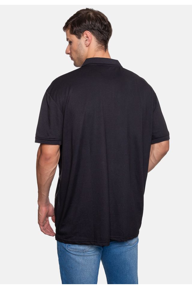 Camisa-Polo-Fatal-Piquet-Plus-Size-Preta