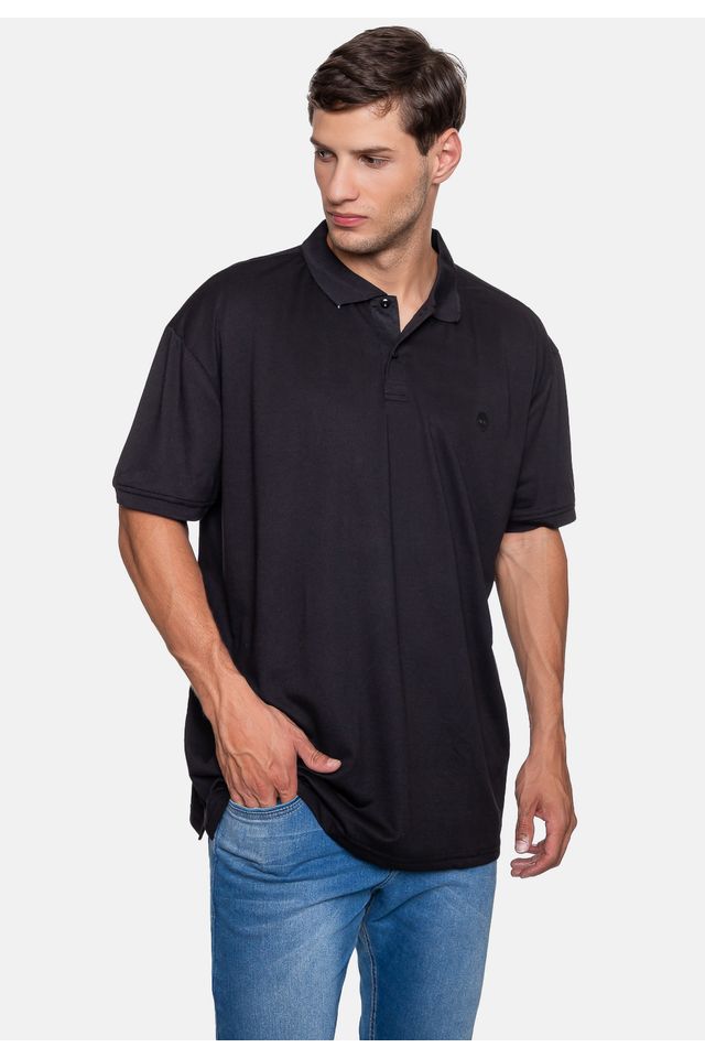 Camisa-Polo-Fatal-Piquet-Plus-Size-Preta