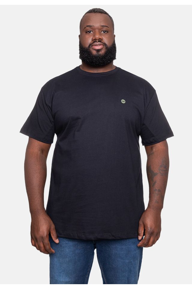 Camiseta-HD-Plus-Size-Masculina-Circle-Wave-Preta Camiseta-HD-Plus-Size-Masculina-Circle-Wave-Preta