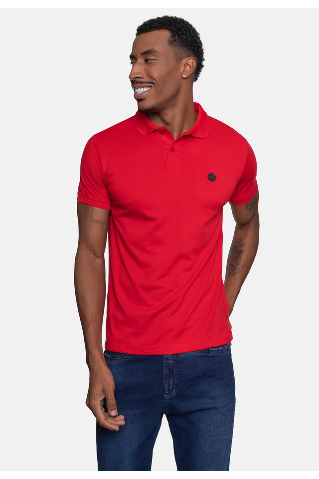 Camisa-Polo-Fatal-Piquet-Masculina-Vermelha
