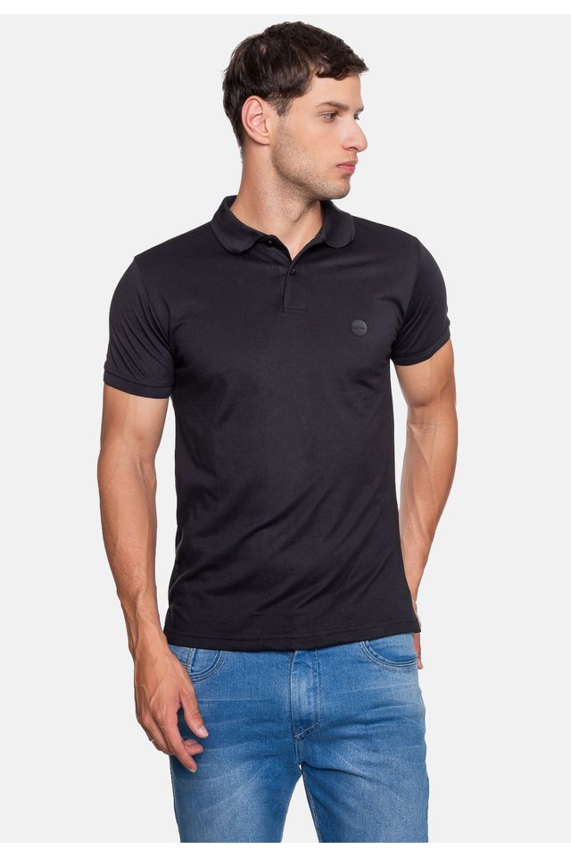 Camisa-Polo-Fatal-Piquet-Masculina-Preta