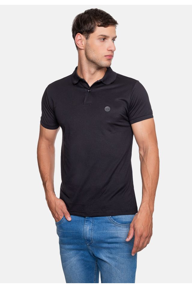Camisa-Polo-Fatal-Piquet-Masculina-Preta