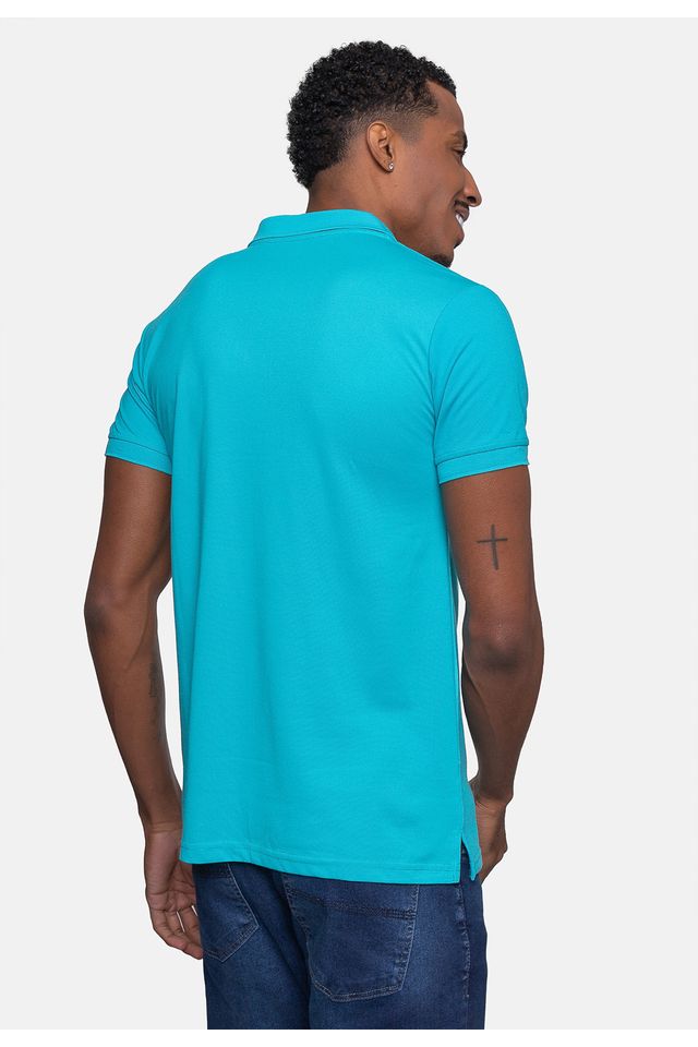 Camisa-Polo-Fatal-Piquet-Masculina-Azul-Turquesa