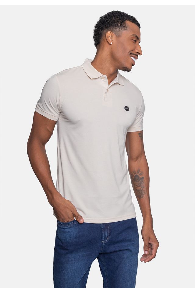 Camisa-Polo-Fatal-Piquet-Masculina-Areia