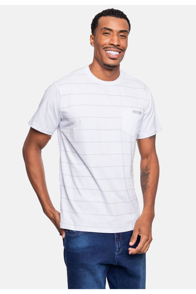 Camiseta-Fatal-Masculina-Grid-Branca Camiseta-Fatal-Masculina-Grid-Branca