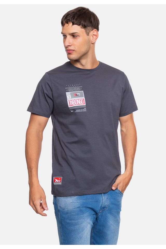 Camiseta-Onbongo-Masculina-Azul-Grafite