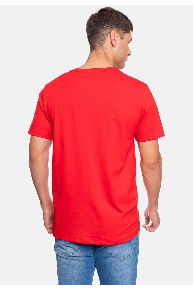 Camiseta-Ecko-Fashion-Basic-Masculina-Floco-Vermelha