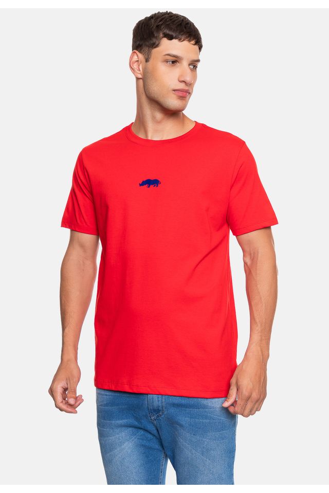 Camiseta-Ecko-Fashion-Basic-Masculina-Floco-Vermelha
