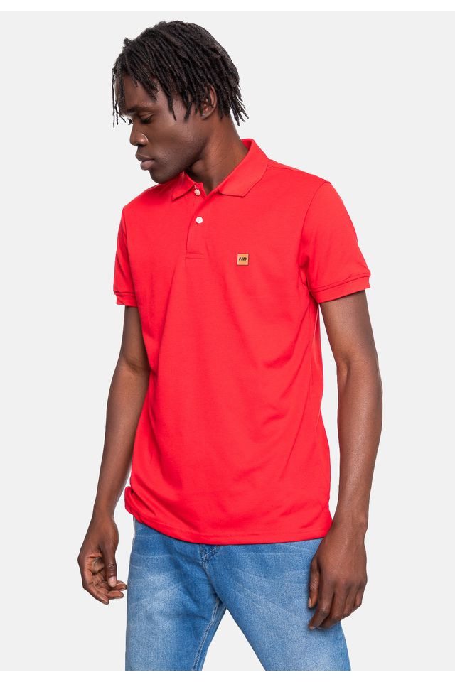 Camisa-Polo-HD-Masculina-Sleeve-Vermelha