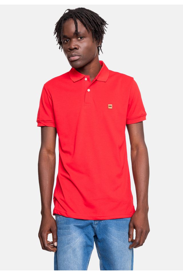 Camisa-Polo-HD-Masculina-Sleeve-Vermelha