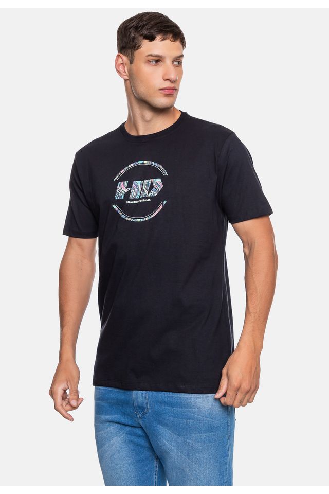 Camiseta-HD-Masculina-Lines-Preta