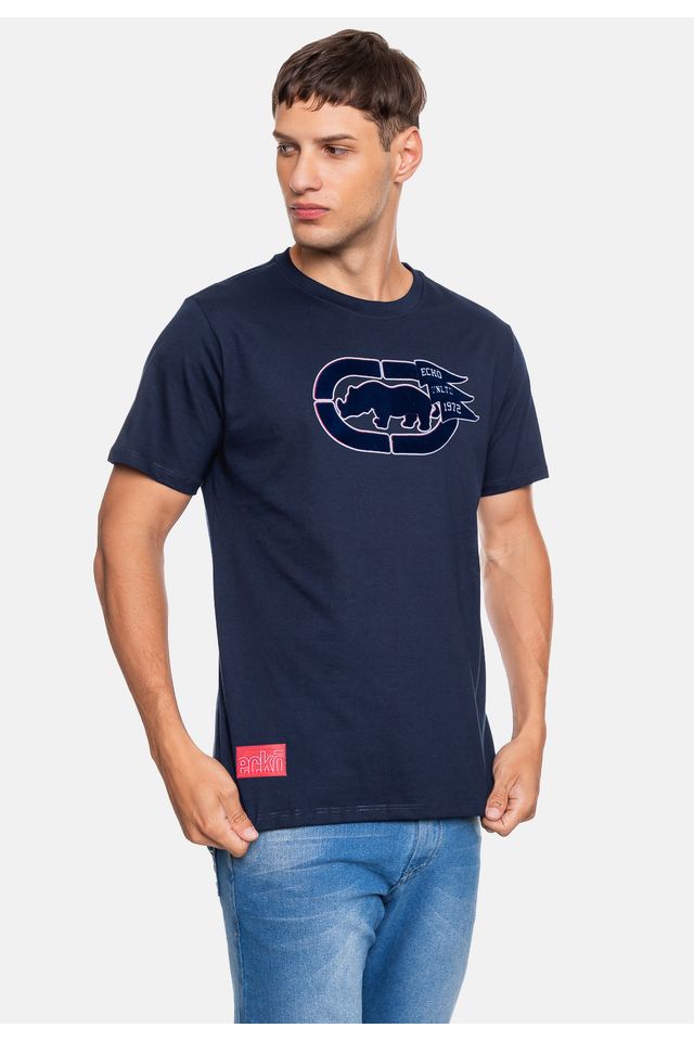 Camiseta-Ecko-Masculina-Teamecko-Marinho-Navy-Hipnose