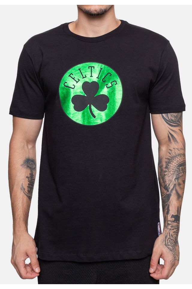 Camiseta-NBA-Gloss-Boston-Celtics-Preta