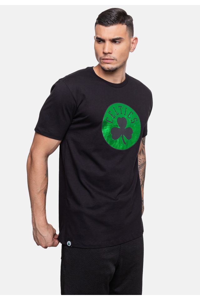 Camiseta-NBA-Gloss-Boston-Celtics-Preta