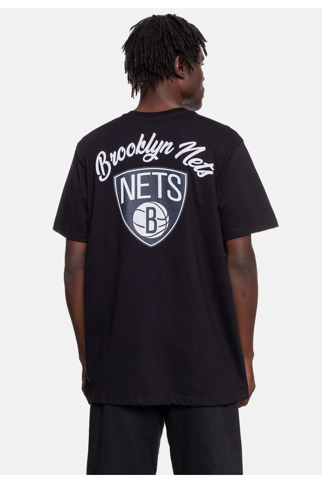 Camiseta NBA Score Brooklyn Nets Preta Urbane