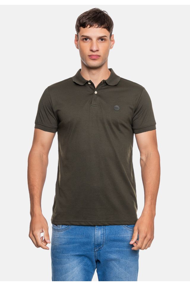 Camisa-Polo-HD-Masculina-Sleeve-Verde-Militar Camisa-Polo-HD-Masculina-Sleeve-Verde-Militar