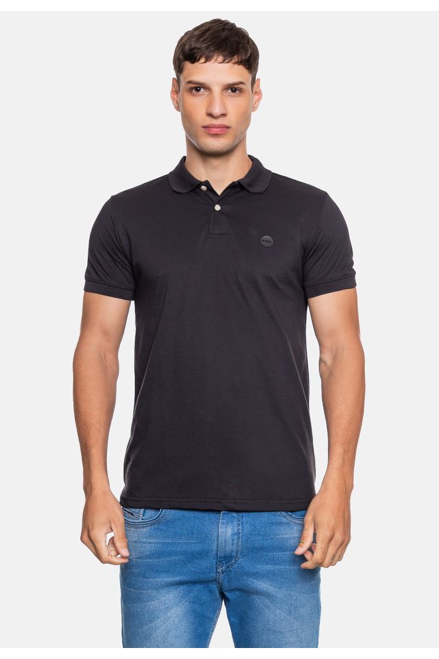 Camisa-Polo-HD-Masculina-Sleeve-Preta