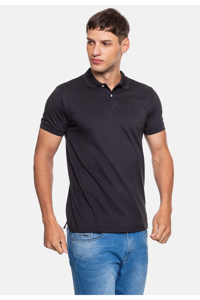 Camisa-Polo-HD-Masculina-Sleeve-Preta