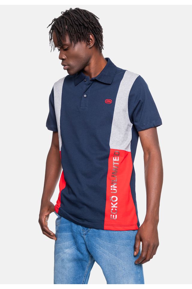 Camisa-Polo-Ecko-Masculina-Crew-Marinho-Navy-Hipnose