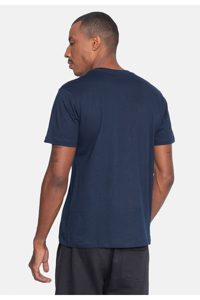 Camiseta-Ecko-Estampada-Azul-Marinho
