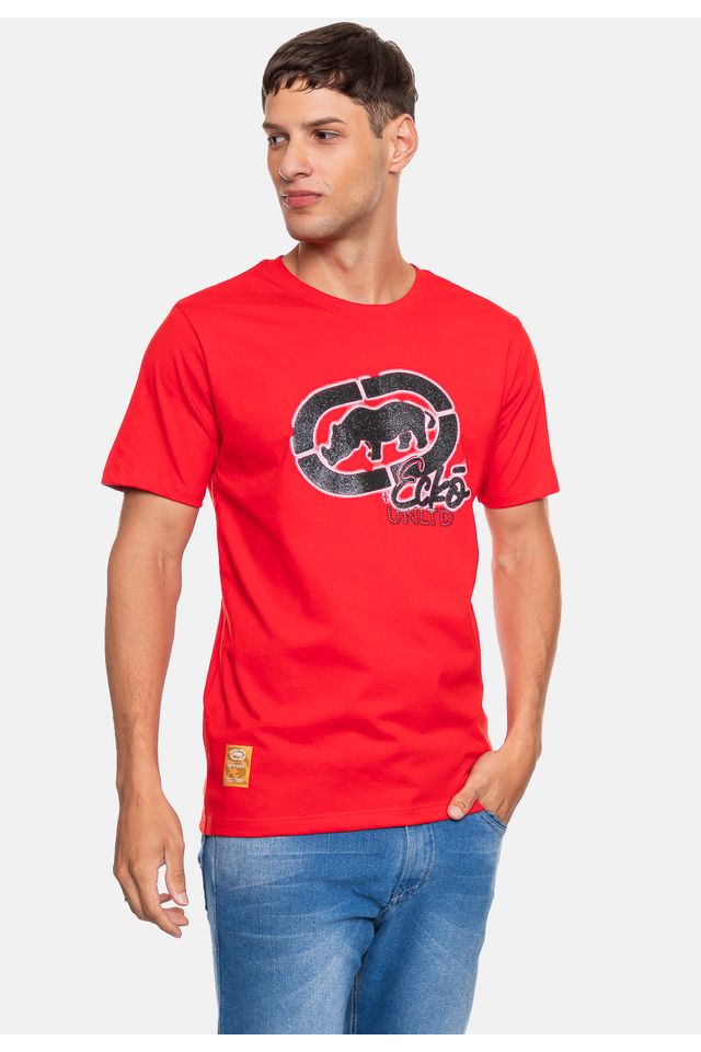 Camiseta-Ecko-Masculina-Night-Vermelha