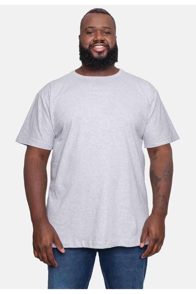Camiseta-Fatal-Plus-Size-Masculino-New-Frequence-Gelo-Mescla Camiseta-Fatal-Plus-Size-Masculino-New-Frequence-Gelo-Mescla