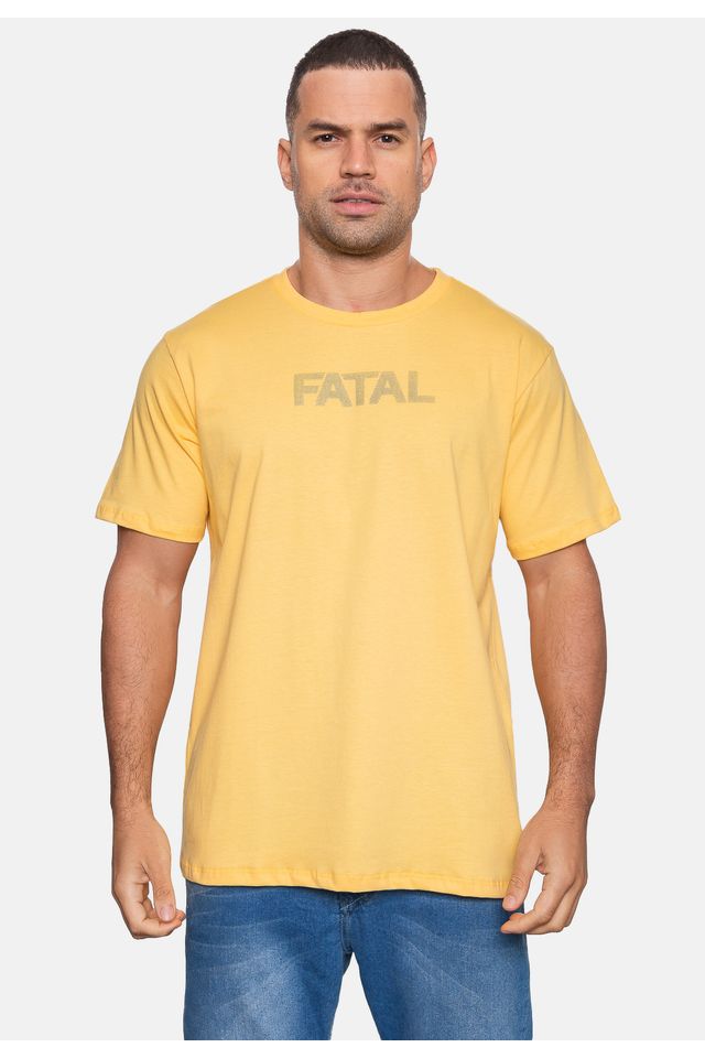 Camiseta-Fatal-Masculina-Pinin-Amarela-Cream