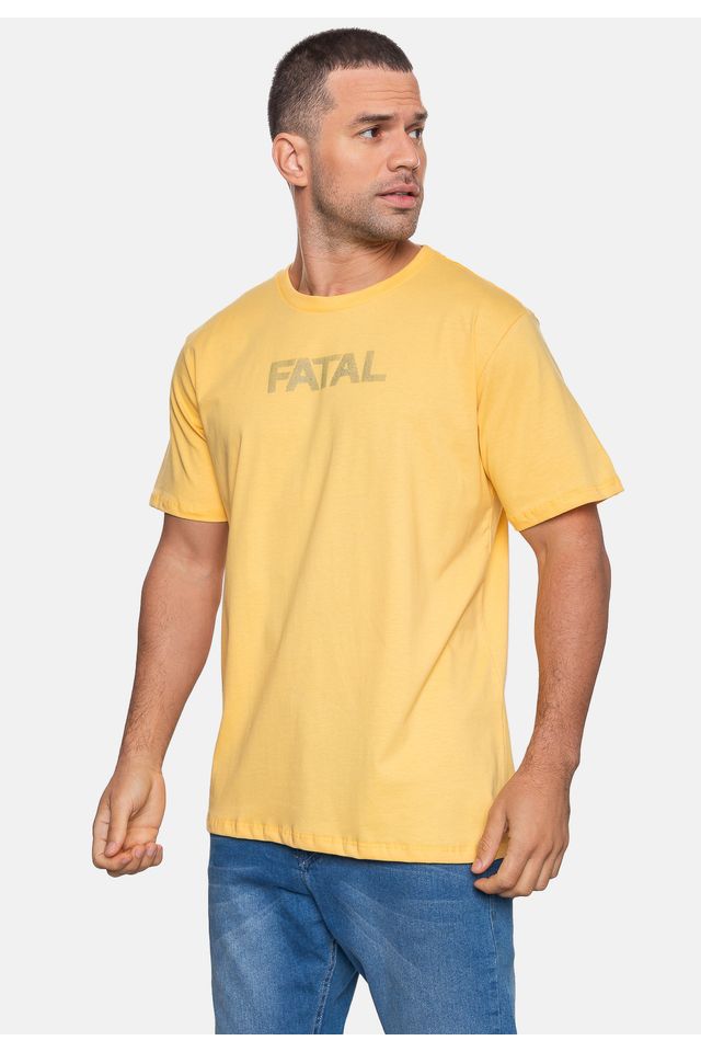 Camiseta-Fatal-Masculina-Pinin-Amarela-Cream