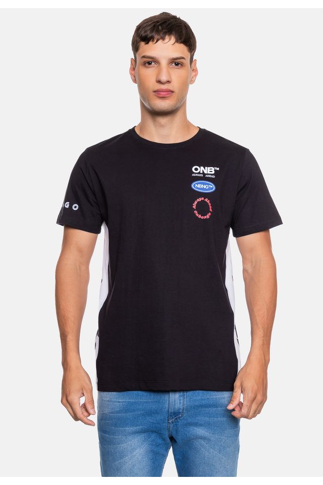 Camiseta-Onbongo-Masculina-Staff-Brand-Preta