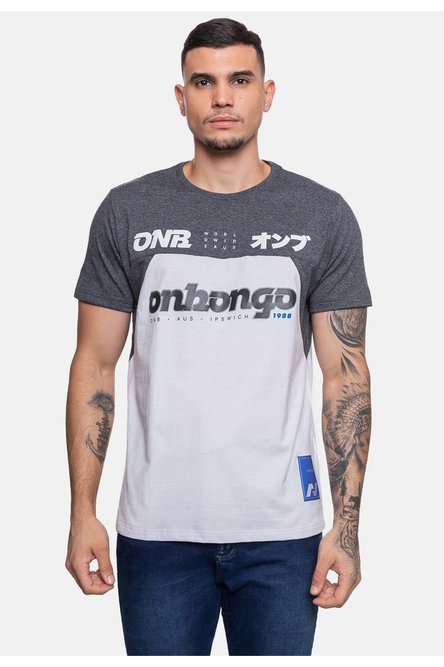 Camiseta-Onbongo-Masculina-Aus-Grafite-Mescla