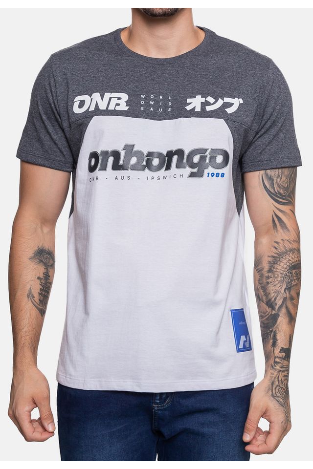Camiseta-Onbongo-Masculina-Aus-Grafite-Mescla