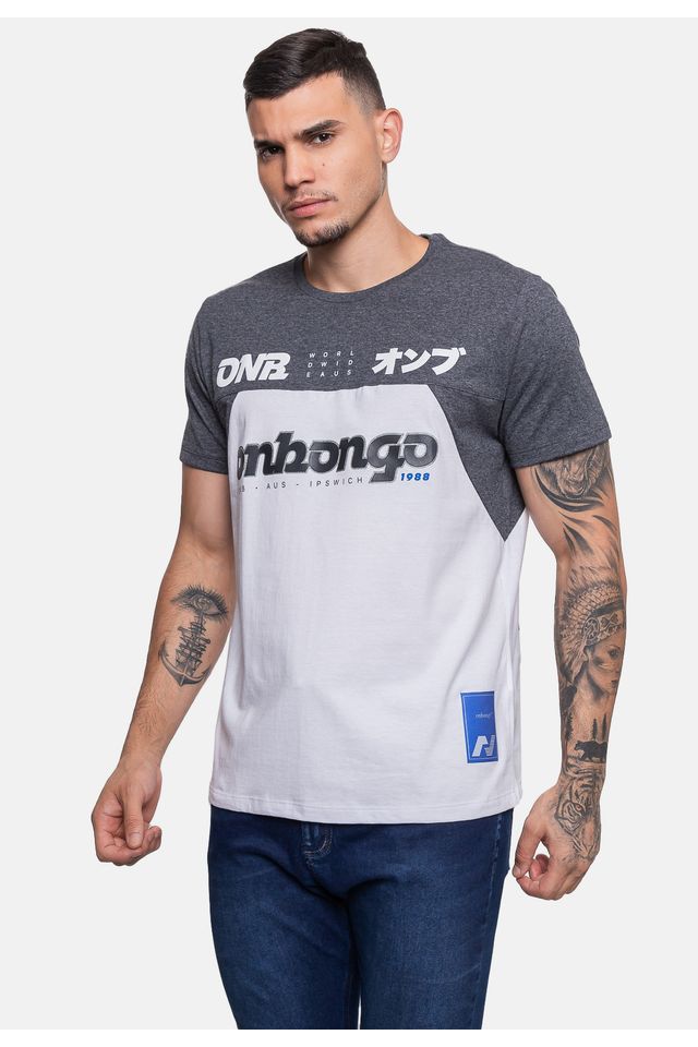 Camiseta-Onbongo-Masculina-Aus-Grafite-Mescla
