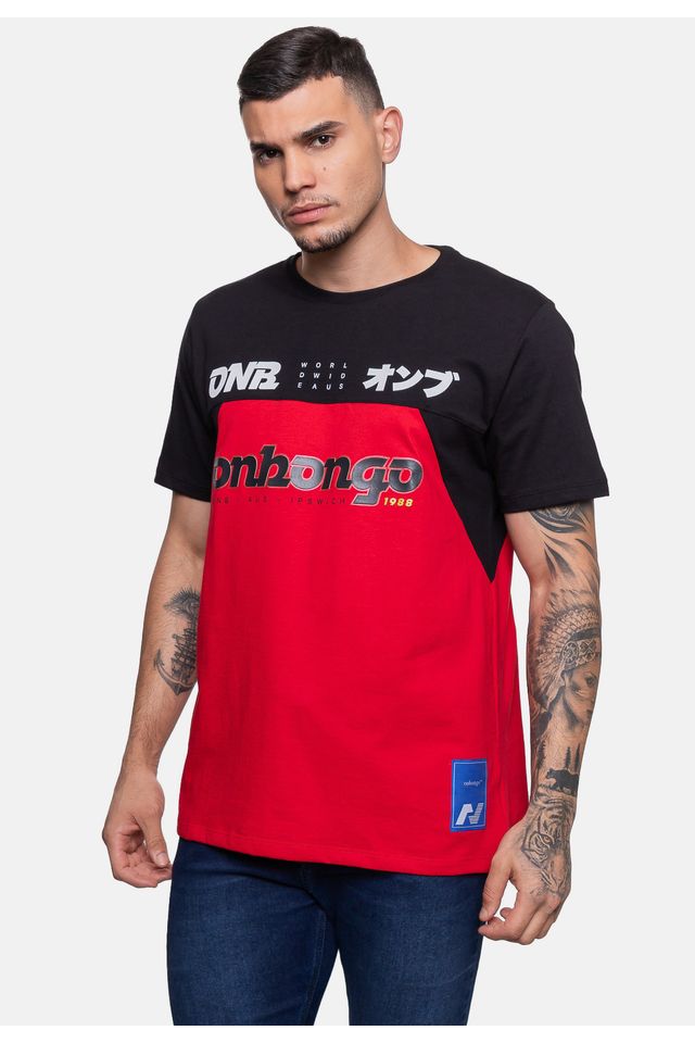 Camiseta-Onbongo-Masculina-Aus-Preta