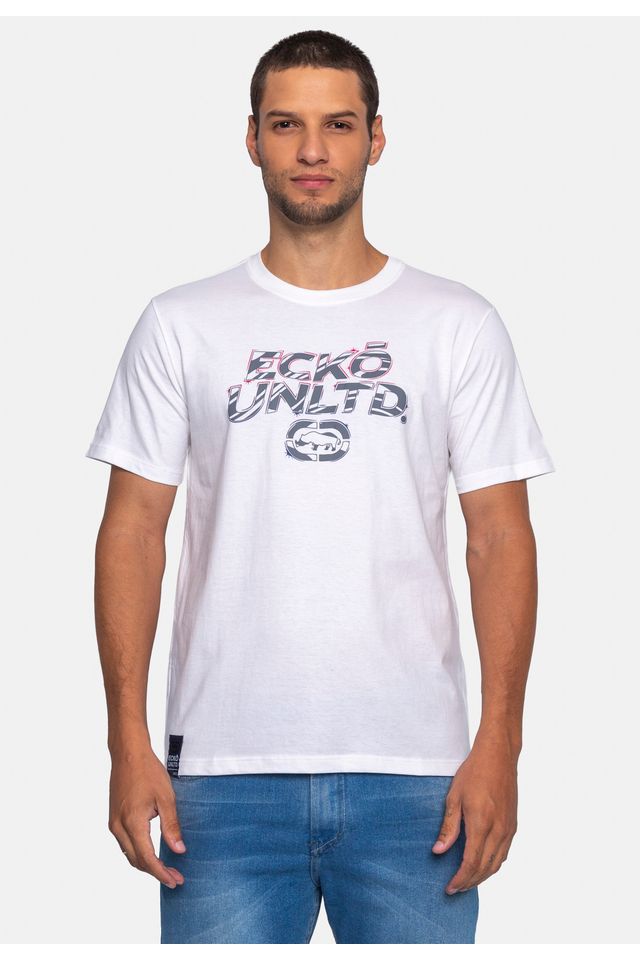 Camiseta-Ecko-Estampada-Off-White Camiseta-Ecko-Estampada-Off-White