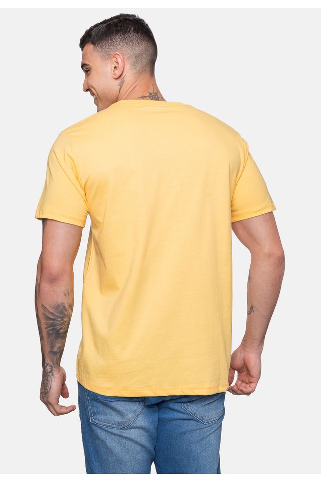 Camiseta-Ecko-Masculina-Unltd-Amarela-Cream