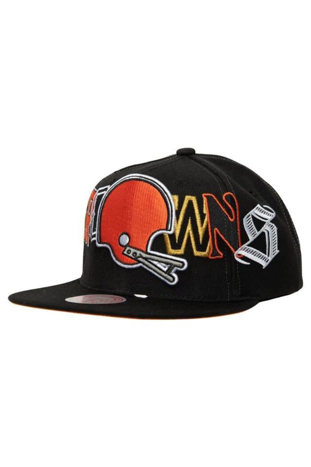 Bone-Mitchell---Ness-Hype-Type-Snapback-Cleveland-Browns-Preta