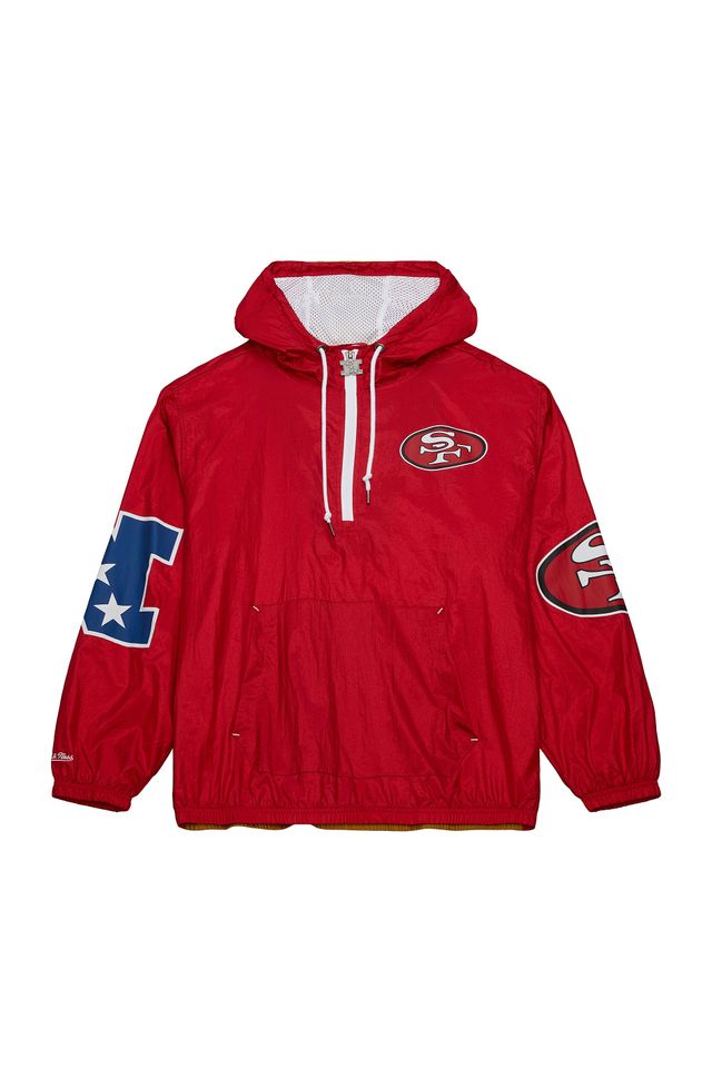 Jaqueta-Mitchell---Ness-NFL-Windbreaker-San-Antonio-49ers-Vermelha
