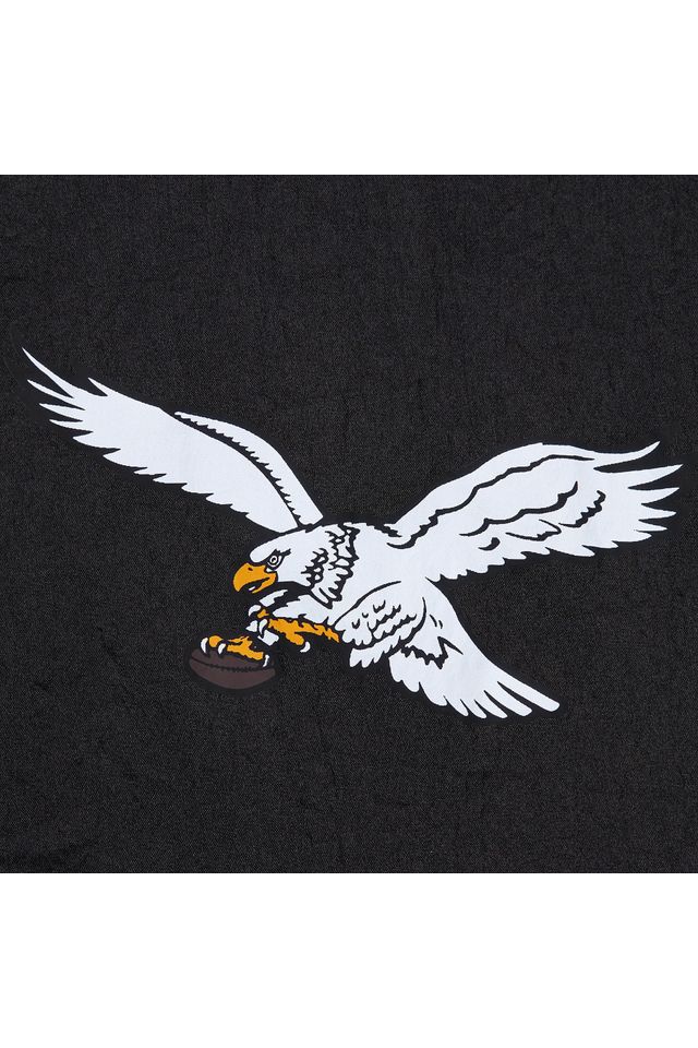 Jaqueta-Mitchell---Ness-Team-OG-2-0-Anorak-Windbreaker-Vintage-Logo-Philadelphia-Eagles-Preta