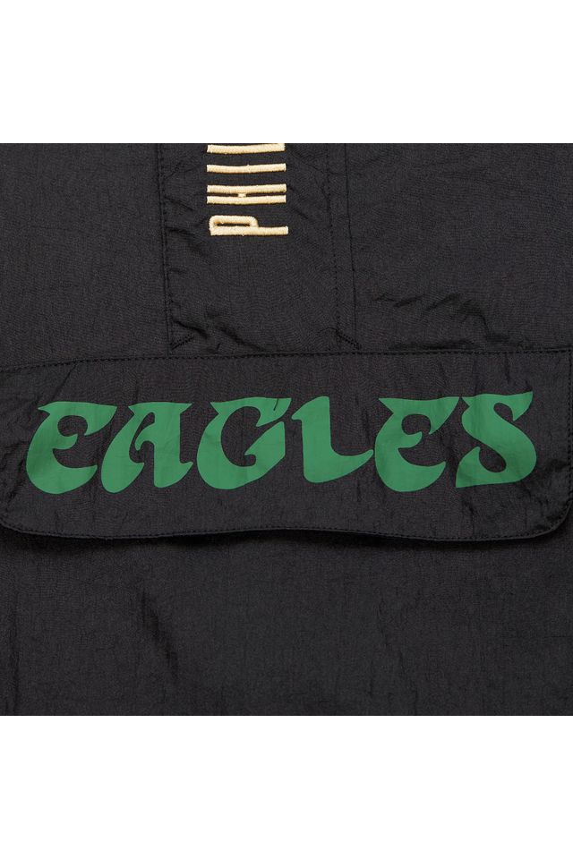 Jaqueta-Mitchell---Ness-Team-OG-2-0-Anorak-Windbreaker-Vintage-Logo-Philadelphia-Eagles-Preta