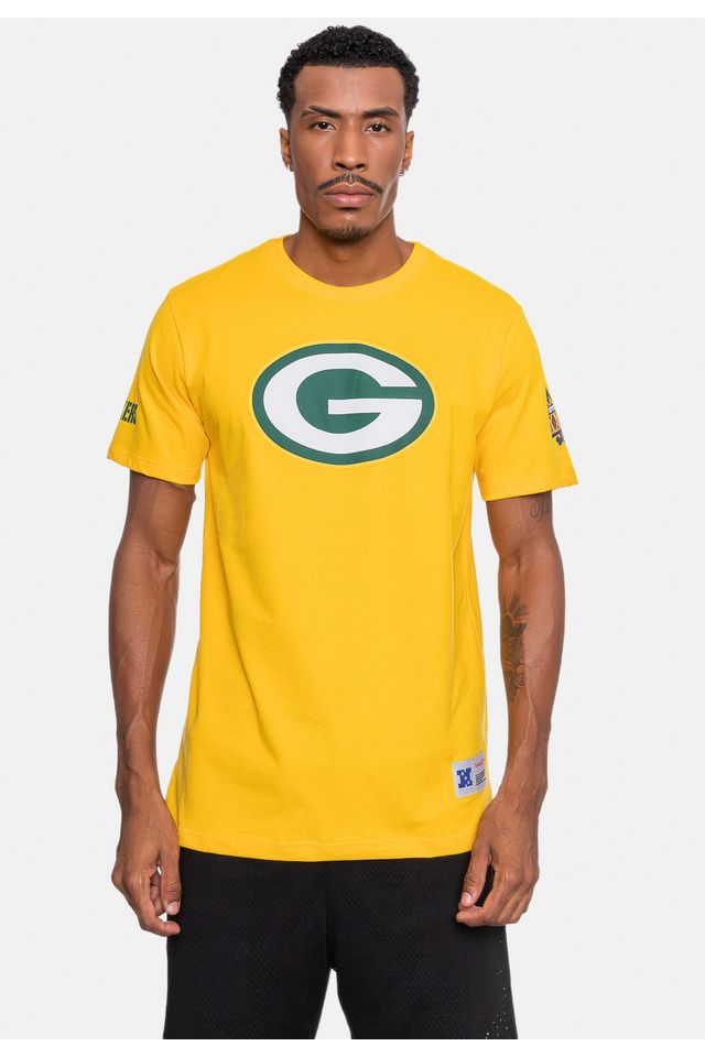 Camiseta-Mitchell---Ness-Green-Bay-Packers-Team-Original-Amarela Camiseta-Mitchell---Ness-Green-Bay-Packers-Team-Original-Amarela