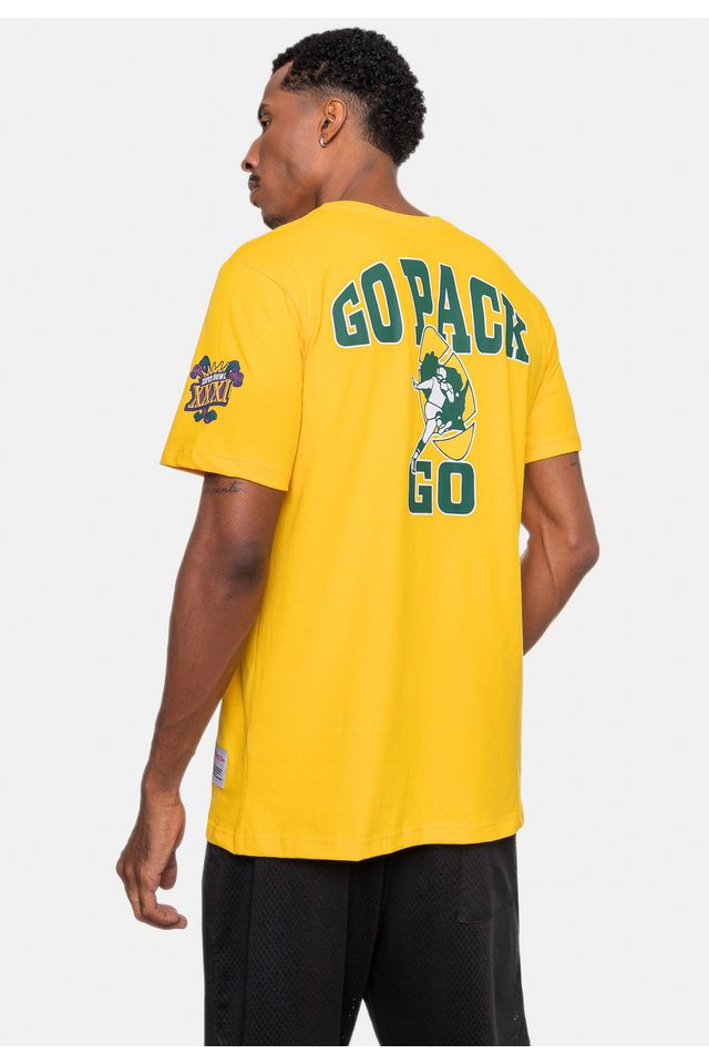 Camiseta-Mitchell---Ness-Green-Bay-Packers-Team-Original-Amarela