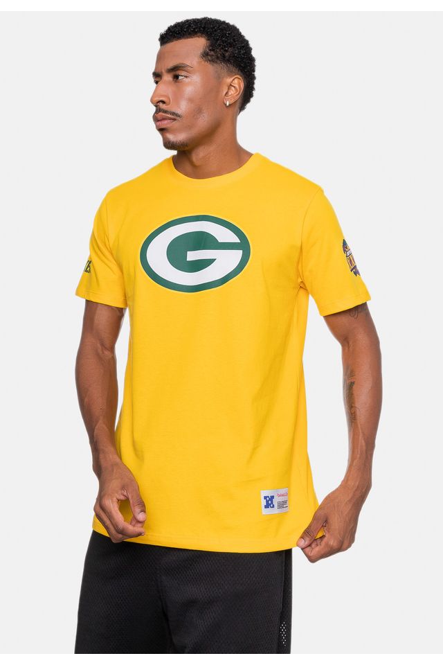 Camiseta-Mitchell---Ness-Green-Bay-Packers-Team-Original-Amarela