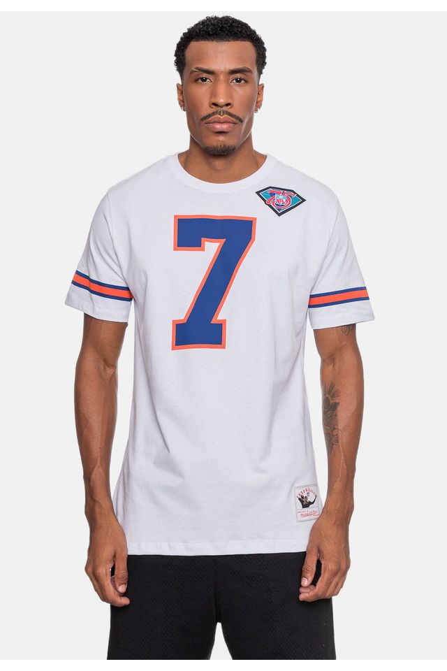 Camiseta-Mitchell---Ness-NFL-Denver-Broncos-John-Elway-Branca Camiseta-Mitchell---Ness-NFL-Denver-Broncos-John-Elway-Branca