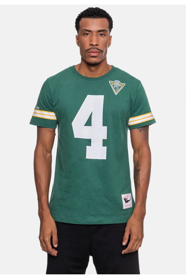 Camiseta-Mitchell---Ness-NFL-Green-Bay-Packers-Brett-Favre-Verde Camiseta-Mitchell---Ness-NFL-Green-Bay-Packers-Brett-Favre-Verde