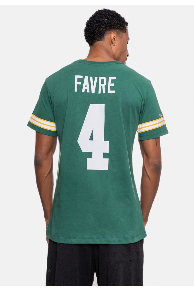 Camiseta-Mitchell---Ness-NFL-Green-Bay-Packers-Brett-Favre-Verde