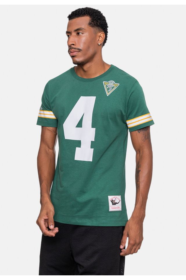 Camiseta-Mitchell---Ness-NFL-Green-Bay-Packers-Brett-Favre-Verde
